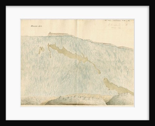 Rock face at Oreston by William Clift
