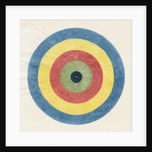 Roundel for use in optical experiments by Robert Waring Darwin