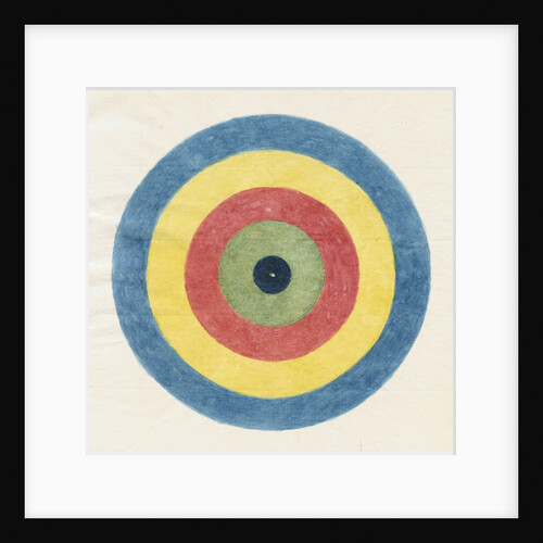 Roundel for use in optical experiments by Robert Waring Darwin