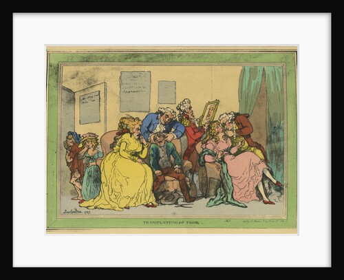 Transplanting of teeth by Thomas Rowlandson