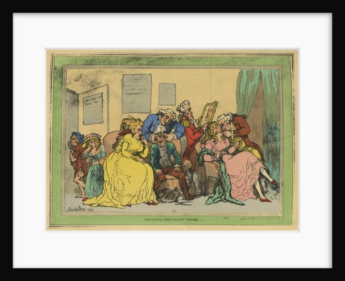 Transplanting of teeth by Thomas Rowlandson