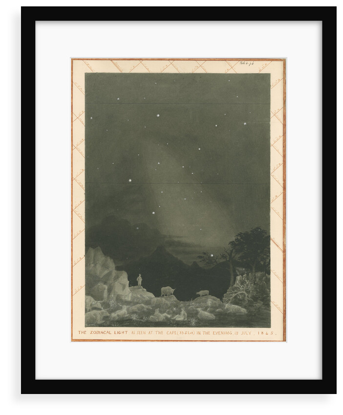 'The zodiacal light as seen at the Cape' by Charles Piazzi Smyth