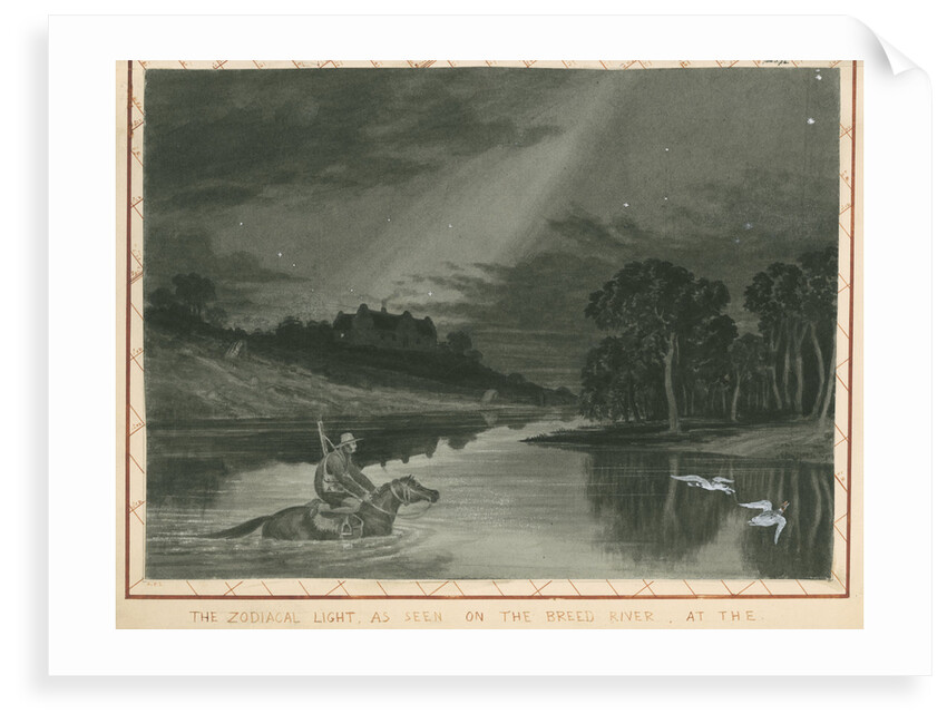 'The zodiacal light as seen on the Breed River' by Charles Piazzi Smyth