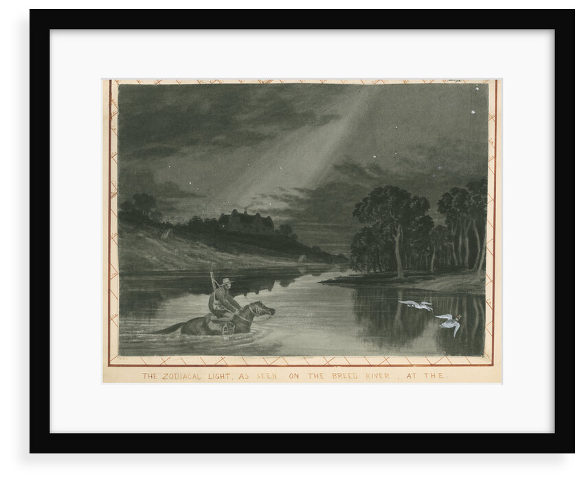 'The zodiacal light as seen on the Breed River' by Charles Piazzi Smyth
