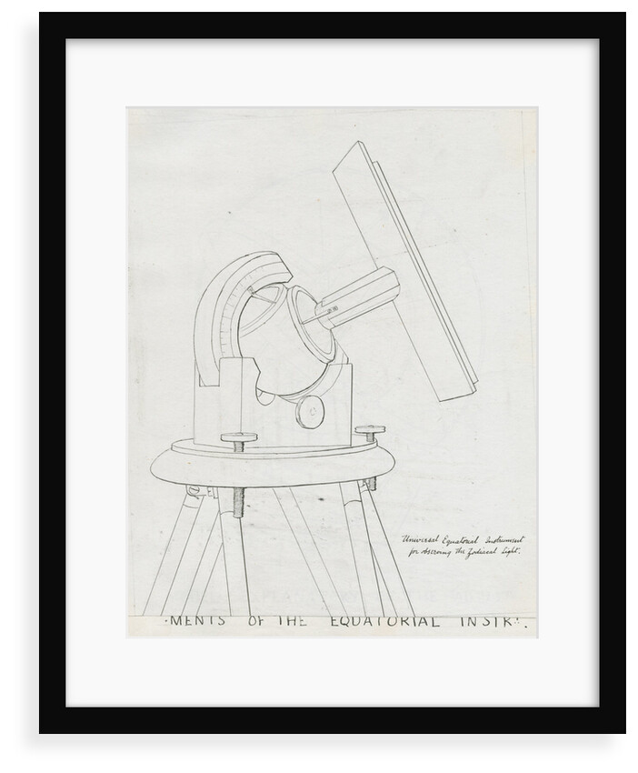 Instrument for observing zodiacal light by Charles Piazzi Smyth