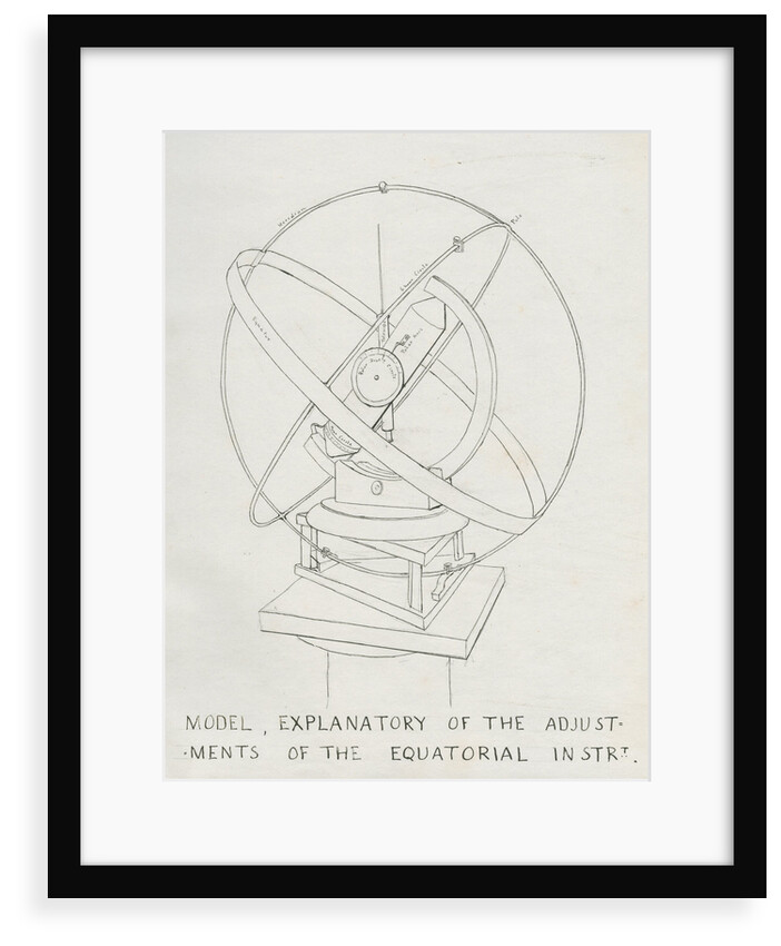 Model intended to show error adjustments in zodiacal light observation by Charles Piazzi Smyth
