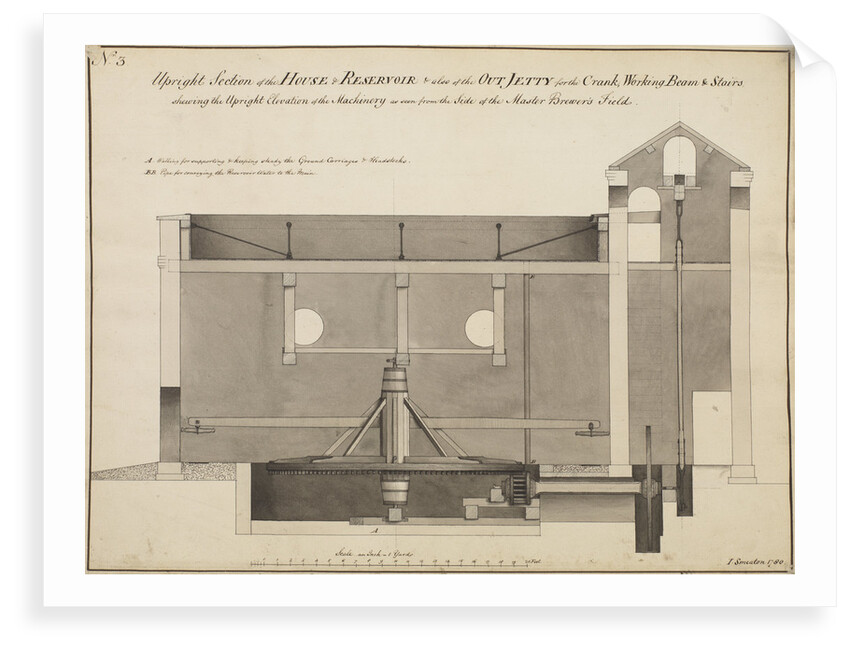 John Smeaton's design for the Weevill Brewery, Southampton by John Smeaton