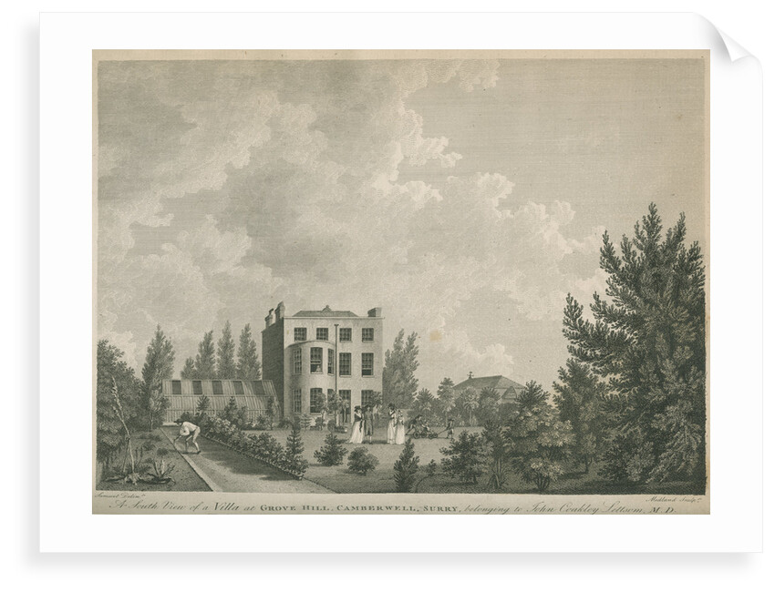 Villa at Grove Hill, Camberwell, in Surrey by Thomas Medland