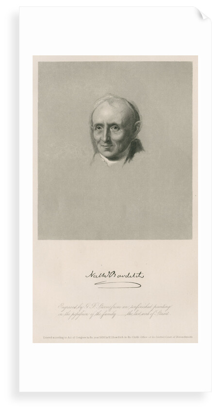 Portrait of Nathaniel Bowditch (1773-1838) by Anonymous