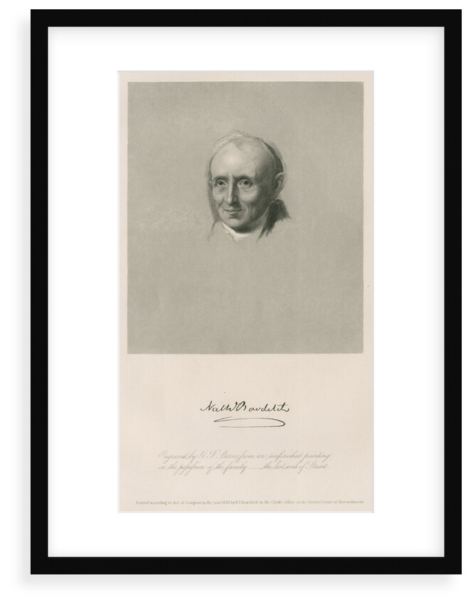 Portrait of Nathaniel Bowditch (1773-1838) by Anonymous