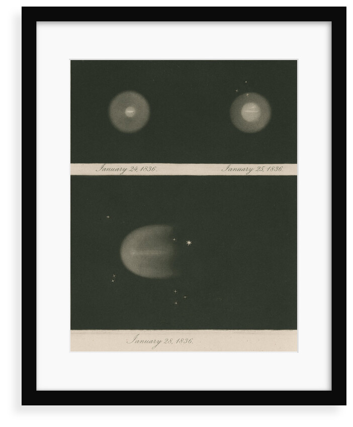Halley's Comet, January 1836 by James Basire III
