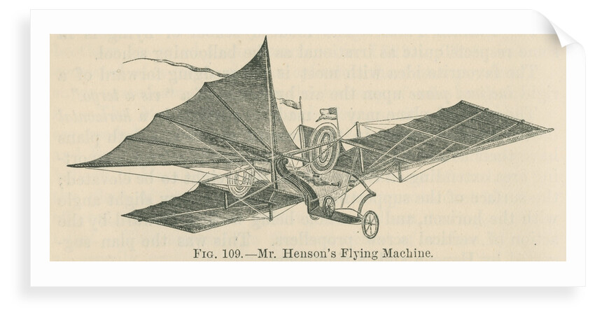 'Mr Henson's flying machine' by William Ballingall