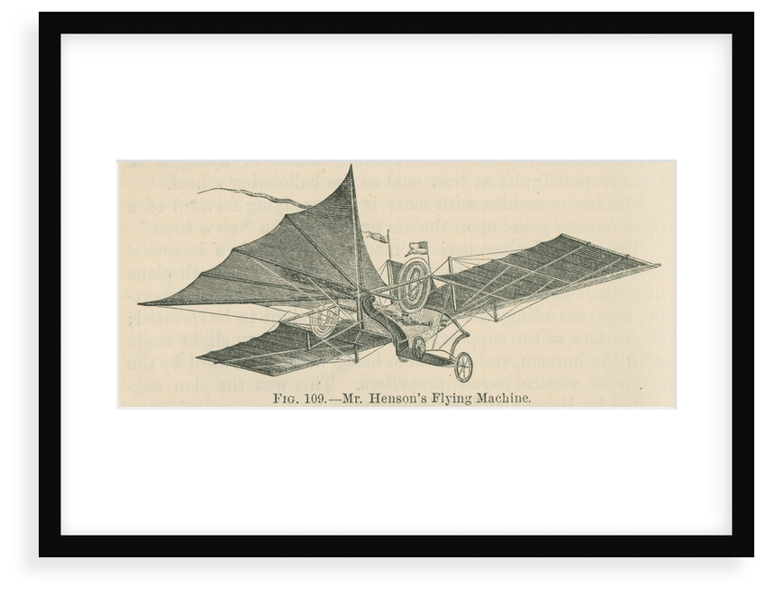 'Mr Henson's flying machine' by William Ballingall