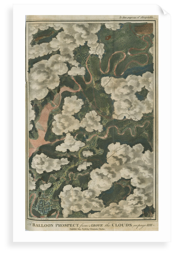 'A balloon prospect from above the clouds' by William Angus