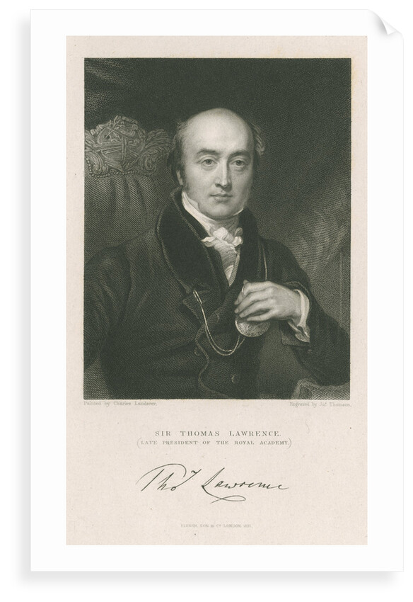 Portrait of Thomas Lawrence (1769-1830) by James Thomson