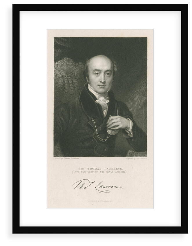 Portrait of Thomas Lawrence (1769-1830) by James Thomson