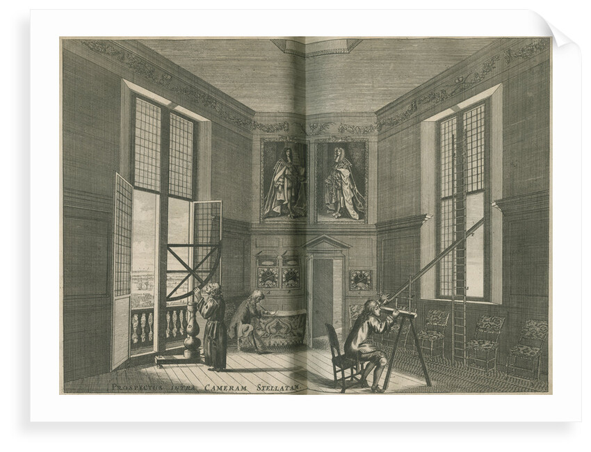 The Octagon Room at the Royal Observatory, Greenwich by Francis Place