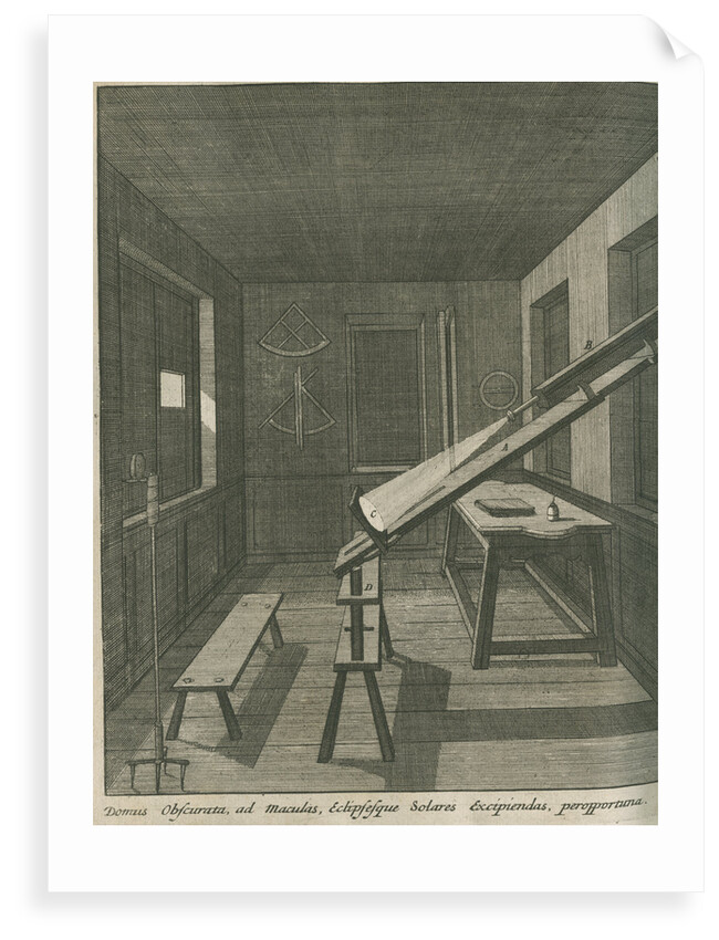 Method of observing the Sun at the Royal Observatory, Greenwich by Francis Place