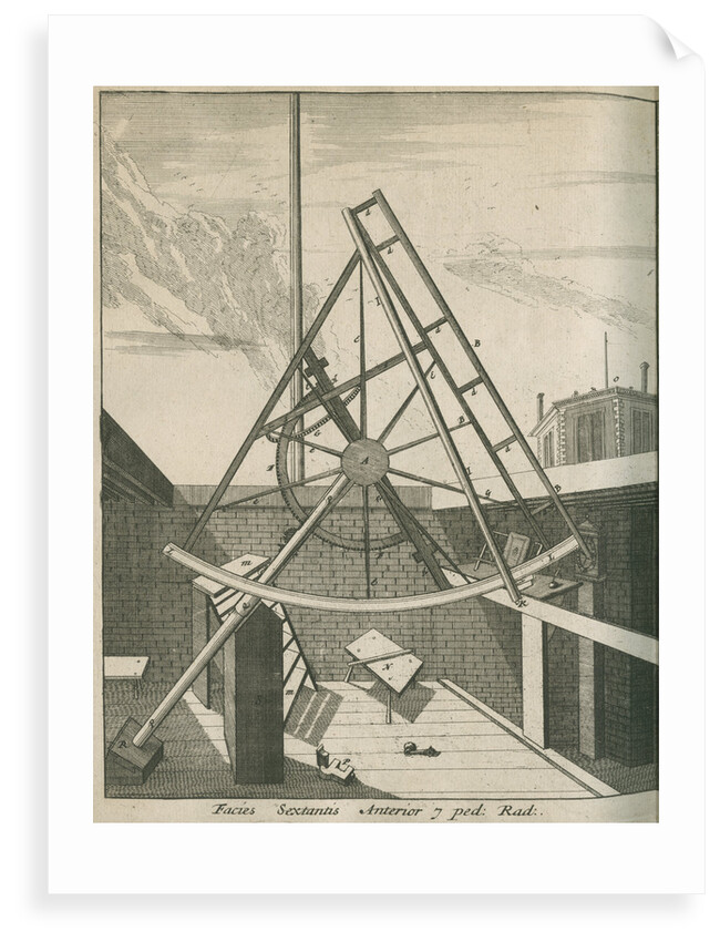 Equatorial sextant at the Royal Observatory, Greenwich by Francis Place