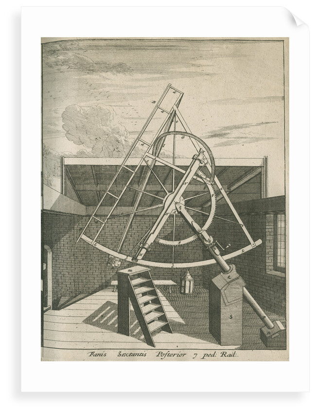 Equatorial sextant at the Royal Observatory, Greenwich by Francis Place