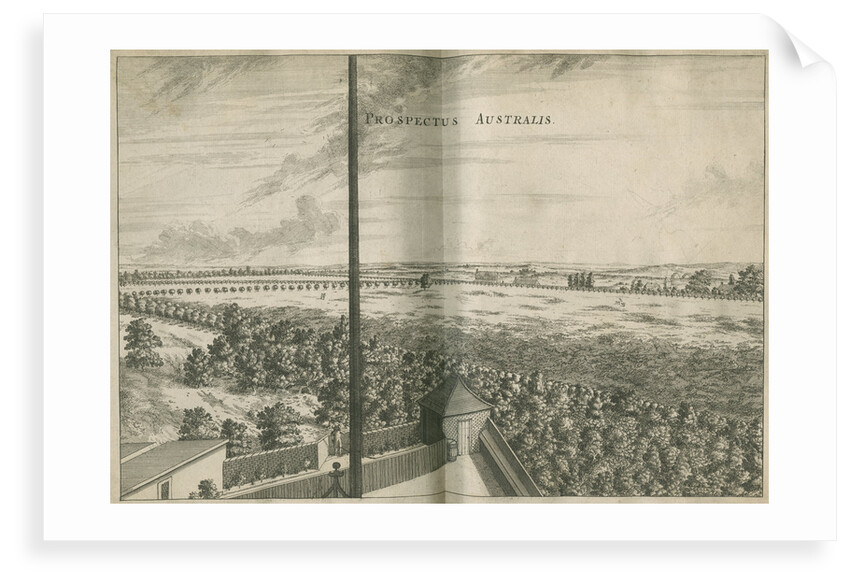 South view from the Royal Observatory, Greenwich by Francis Place