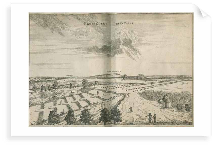 East view from the Royal Observatory, Greenwich by Francis Place
