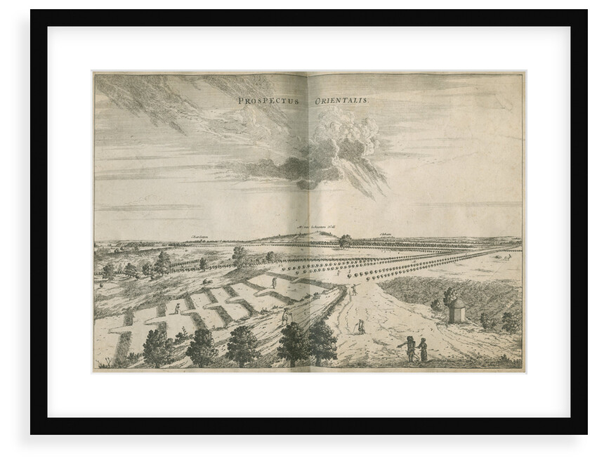 East view from the Royal Observatory, Greenwich by Francis Place