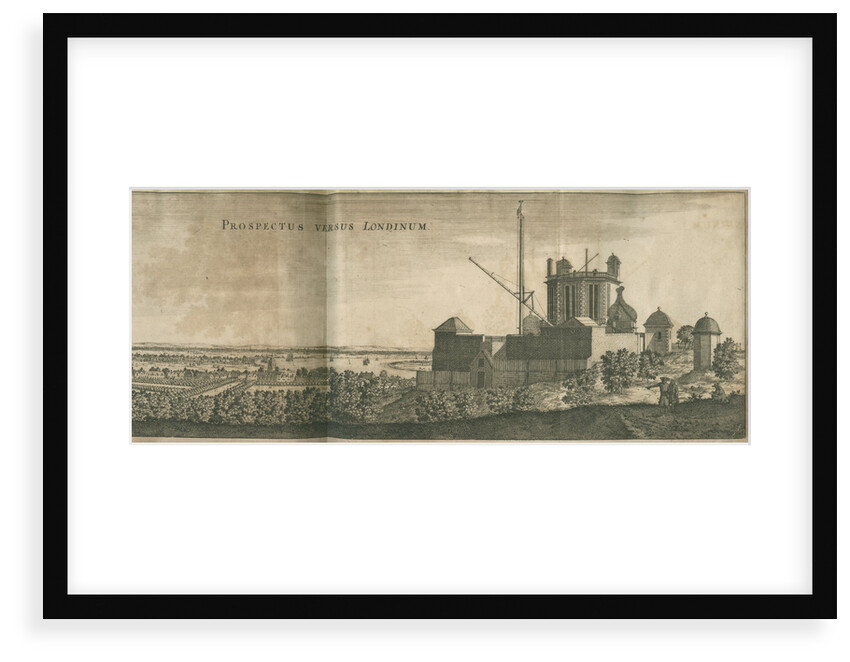 View towards London from the Royal Observatory, Greenwich by Francis Place