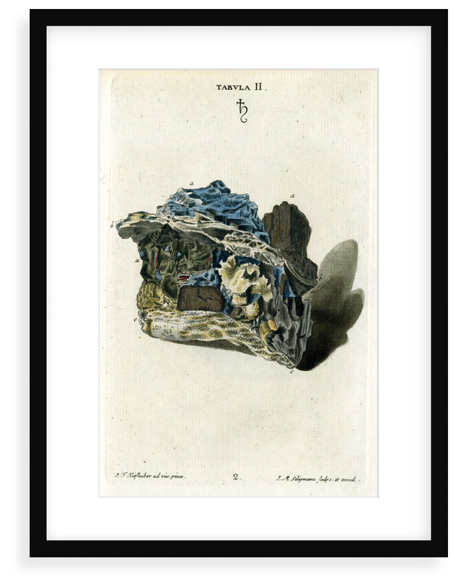 'Plumbago' (graphite) by Johann Michael Seligmann