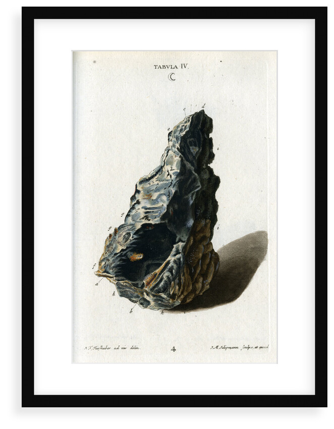 Crude white silver by Johann Michael Seligmann