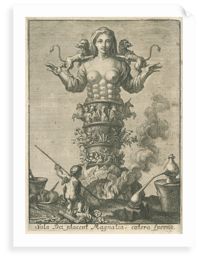 An allegory of chemistry and nature by unknown