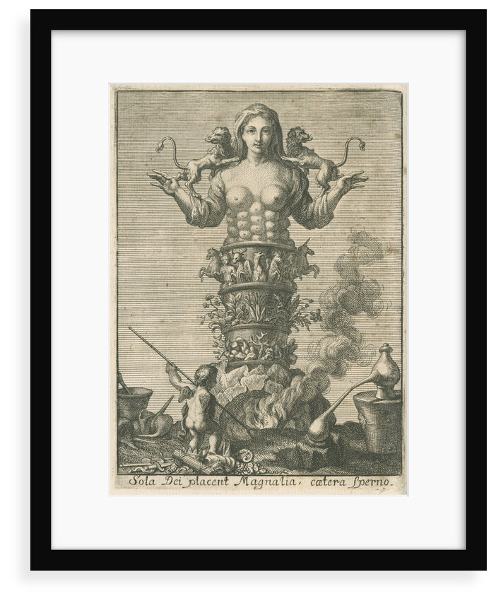 An allegory of chemistry and nature by unknown