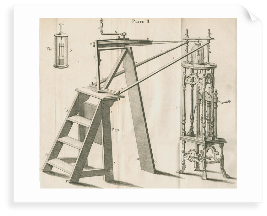 Francis Hauksbee's air pump by unknown