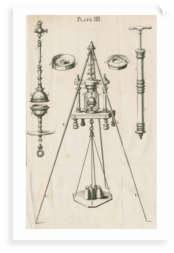 Hauksbee's experiment on air pressure by unknown