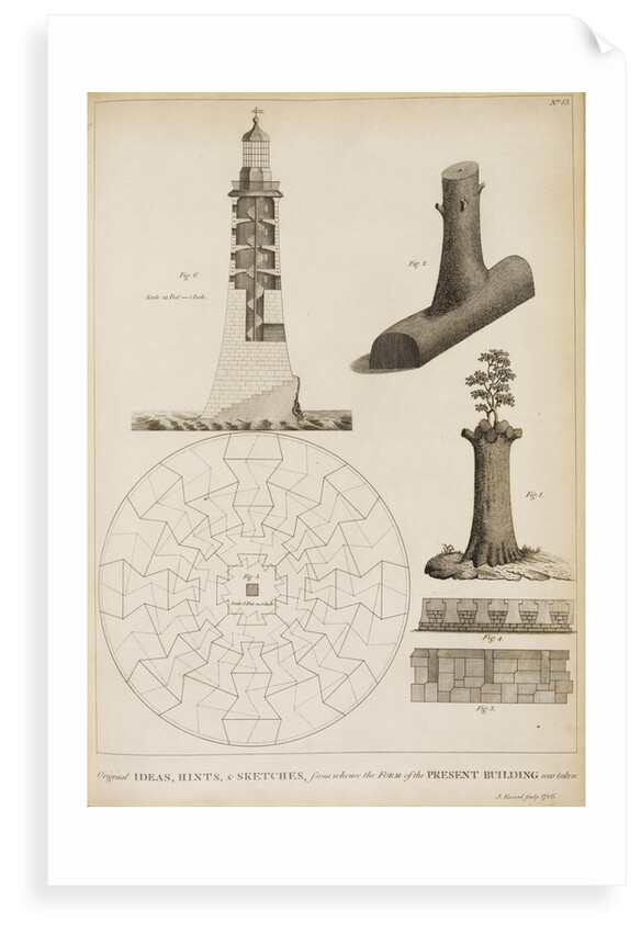 Ideas for Smeaton's Lighthouse on the Eddystone Rocks by James Record