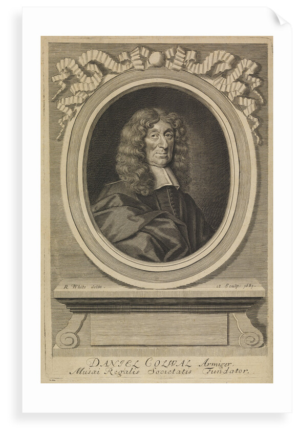 Portrait of Daniel Colwall (d.1690) by Robert White