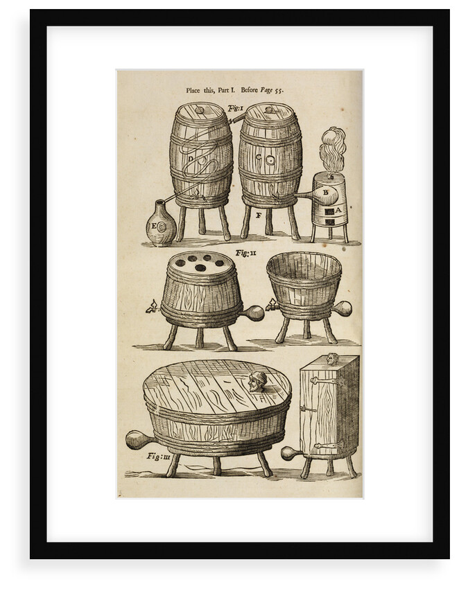 Wooden vessels for distilling, beer-making and bathing by unknown