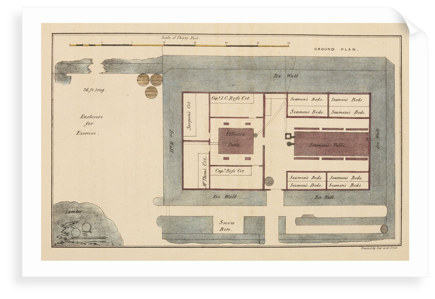 Ground plan of Somerset House by unknown