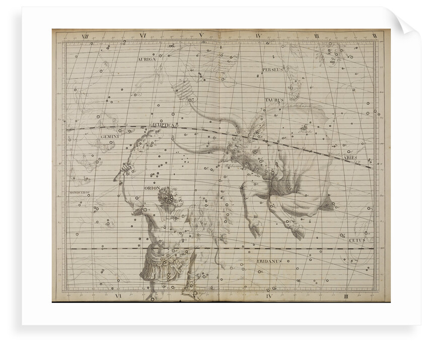 Taurus, from John Flamsteed's 'Atlas Coelestis' by Anonymous