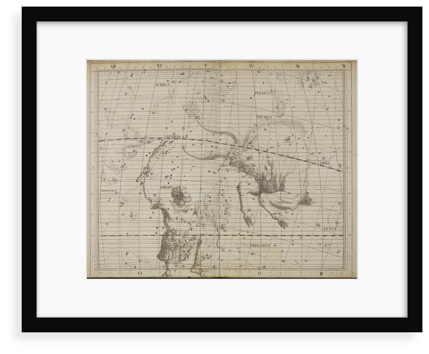 Taurus, from John Flamsteed's 'Atlas Coelestis' by Anonymous