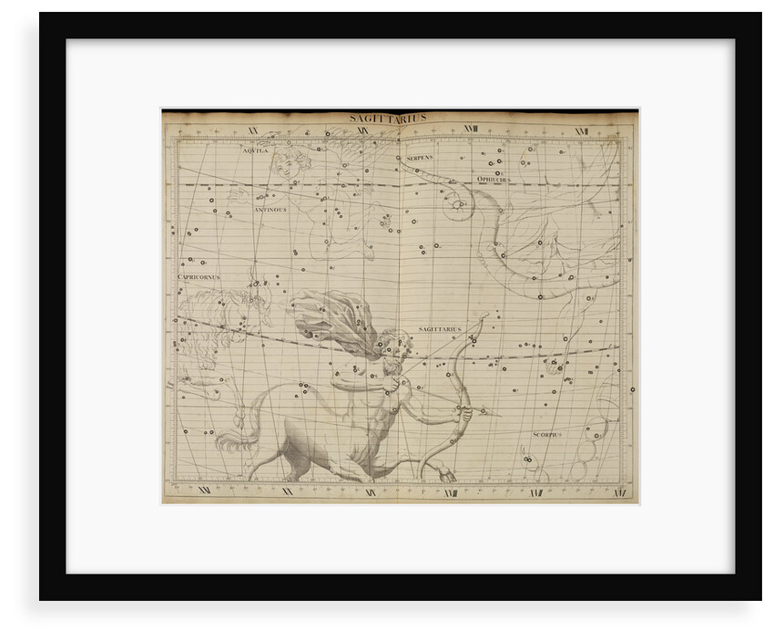 Sagittarius, from John Flamsteed's 'Atlas Coelestis' by Anonymous