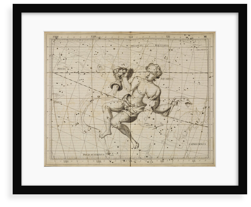 Aquarius, from John Flamsteed's 'Atlas Coelestis by Anonymous