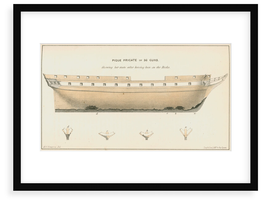 The frigate 'Pique' by Anonymous
