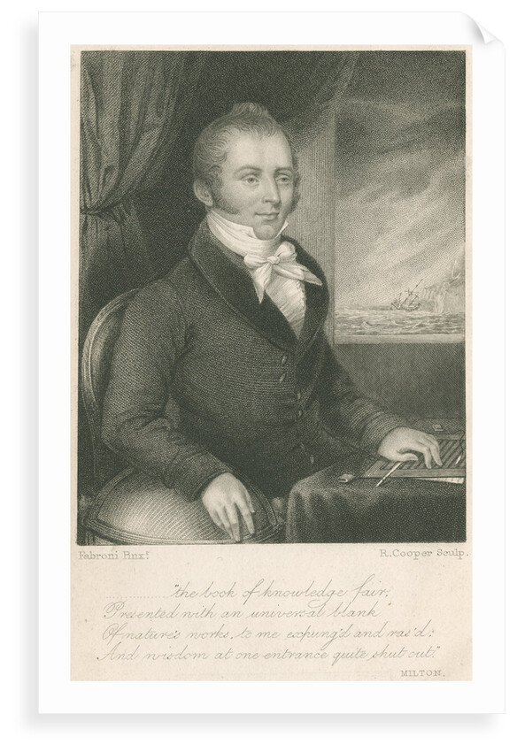 Portrait of James Holman (1786-1857) by R Cooper