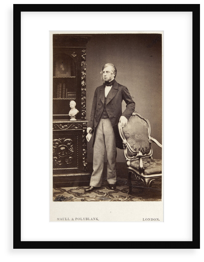 Portrait of William Cavendish, 7th Duke of Devonshire (1808-1891) by Maull & Polyblank