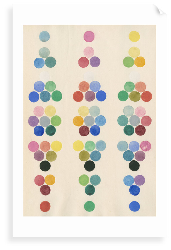 Colour spot chart by Anonymous