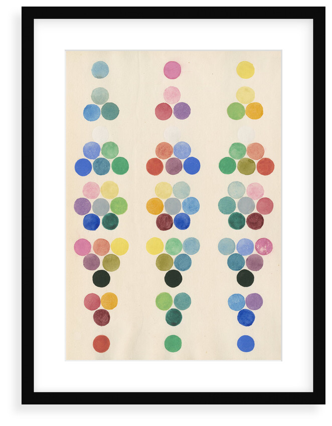 Colour spot chart by Anonymous
