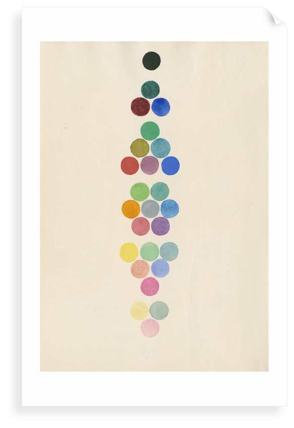 Colour spot chart by Anonymous