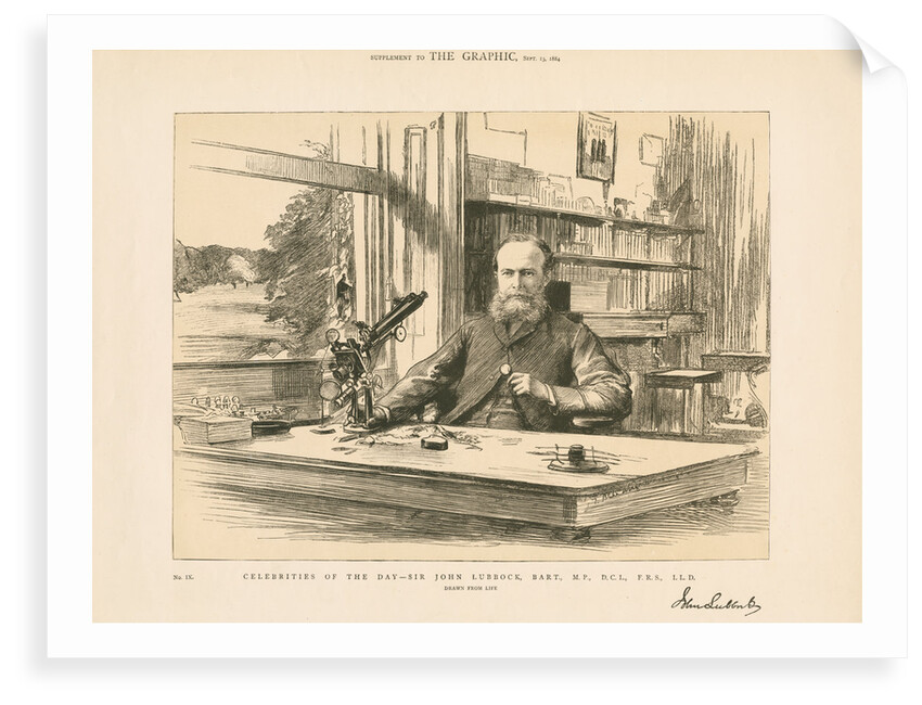 Portrait of John Lubbock, 1st Baron Avebury (1834-1913) by Anonymous