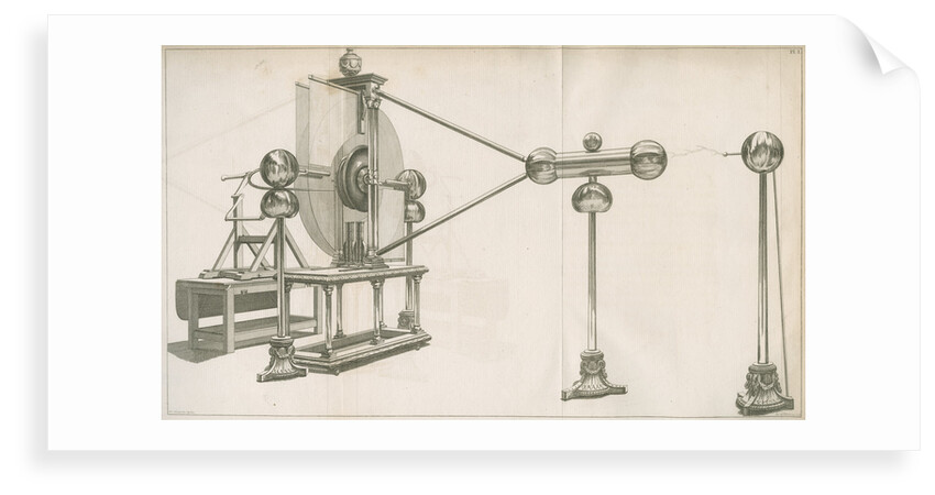 Improved electrical machine at Teyler's Museum by Izaac Jansz de Wit